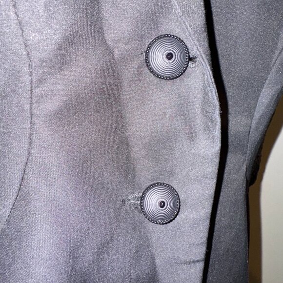 Anne Fontaine Charlottine Black Lace Eyelet Sleeve Blazer - Picture 8 of 11